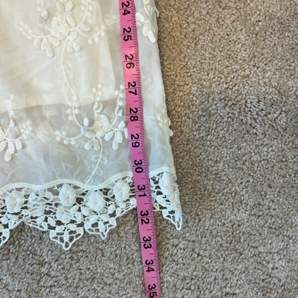 𝅺endless Rose Women’s White Lace Dress Size XS - Picture 9 of 10